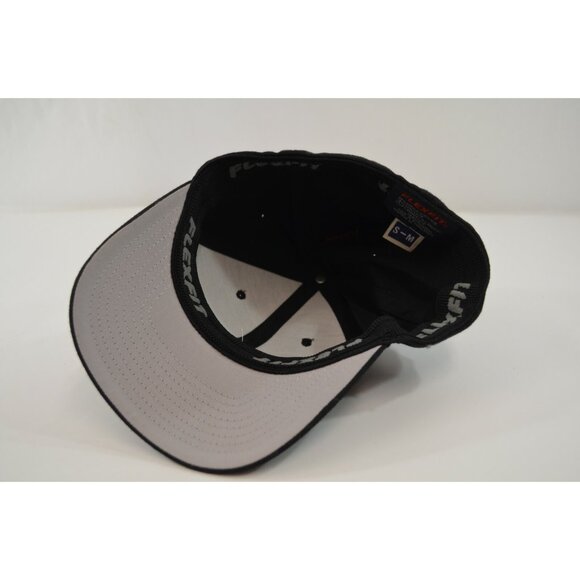 Wicked Canada Maple Leaf Hat Flex Fit Small / Medium Unisex Black Sports Hockey - Picture 7 of 8